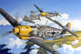 サイバーホビー1/32 WW2 ドイツ空軍 Bf109E-4                 