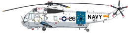 サイバーホビー1/72 アメリカ海軍 輸送・汎用型ヘリ シーキング SH-3G        