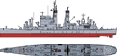 サイバーホビー1/700 アメリカ海軍 U.S.S.シカゴCG-11 ミサイル巡洋艦     