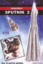 MACH 2 1/72 スプートニク2号 ロケット 世界初地球周回軌道飛行犬 ライカ       