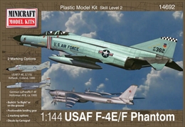 ミニクラフト/144 アメリカ空軍 F-4E/Fファントム                     