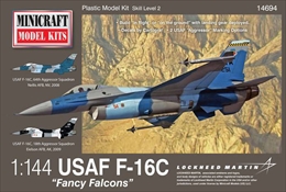 ミニクラフト1/144 アメリカ空軍 F-16 "ファンシー ファルコン"             