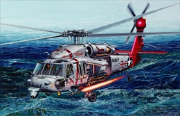 アカデミー1/35 USN MH-60S ナイトホーク "HSC-9 トラブルシューター"   