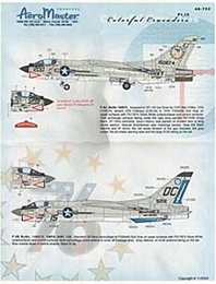 エアロマスター48-752 カラフル クルセイダース F-8 パート9 F-8 クルセイダー 
