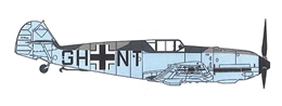 AML1/48 Bf109E0 「1783号機」コンバージョン(タミヤ・エデュアルド)   