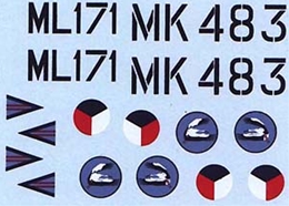 AML1/32 スピットファィアMk.9cマスクとデカール「VY」(タミヤ)          