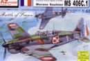 AZモデル1/48 モランソルニエ MS.406 仏防空戦                    