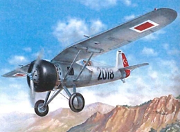 アズール1/72 PZL.24A/C トルコ空軍                         