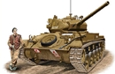 ブロンコモデル1/35 M24チャーフィー軽戦車英軍仕様(大戦型)+戦車兵1体         
