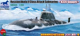 ブロンコモデル1/350 露・アクラII級攻撃型潜水艦K335ゲパルド          