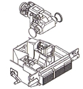 CMK1/35 M-1A2 エイブラムス戦車 エンジン(ドラゴン)             