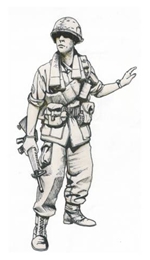 CMK1/35 ベトナム戦 米海兵隊 下士官兵 フエ攻防戦                    