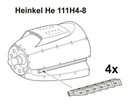 CMK1/32 ハインケル He111H4-8 排気管(レベル)                 