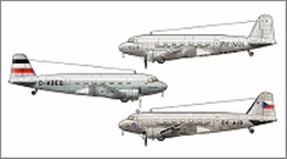 チェコマスターレジン1/144 ダグラス DC-2 ヨーロッパ民間航空           