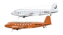 チェコマスターレジン1/144 ダグラス 中島 DC-2 大日本航空機            