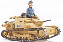 ドックモデル1/72 WW2 イタリア軍 戦車兵 乗車セット(3体入)             