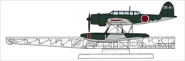 ハセガワ02154 1/72 愛知 E13A1 零式水上偵察機 11型 “矢矧搭載機” w/カタハ