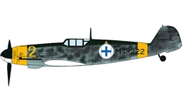 ハセガワ08230 1/32 メッサーシュミット Bf109G-2“フィンランド空軍”     
