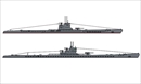 ハセガワ30034 1/700 ドイツ潜水艦 Uボート VIIC/IXC型“Uボート エース