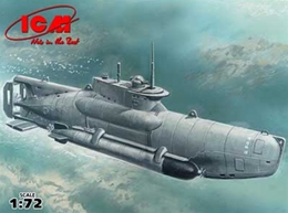ICM1/72 独・ゼーフント小型潜水艇後期型XXVII型                    