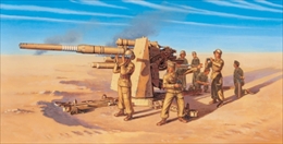 イタレリ1/72 8.8cm Flak37 高射砲と砲兵セット                   