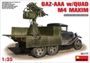ミニアート1/35 GAZ-AAAマキシム4連装機銃搭載                      