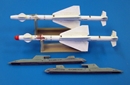 プラスモデル1/48 R-24T(AA-7D)エイベックス 中距離空対空ミサイル       
