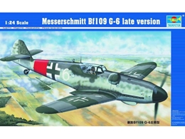 トランペッターモデル1/24 メッサーシュミット Bf109G-6 後期型           