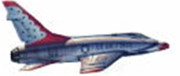 トランペッターモデル1/32 F-100D“サンダーバーズ”               