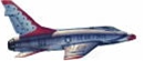 トランペッターモデル1/32 F-100D“サンダーバーズ”               