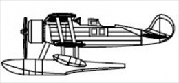 トランペッターモデル1/700 IMAM Ro.43 偵察機                  