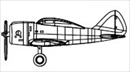 トランペッターモデル1/700 Re.2000 単座戦闘機                   