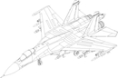 トランペッターモデル1/144 Su-27 フランカー B                   