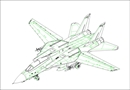 トランペッターモデル1/144 アメリカ海軍 F-14D トムキャット             