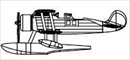 トランペッターモデル1/350 IMAM Ro.43 偵察機                  