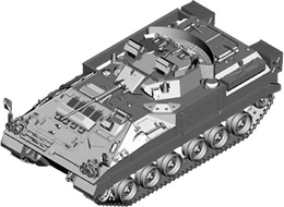 トランペッターモデル1/72 イギリス軍 ウォーリア装甲戦闘車                