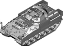 トランペッターモデル1/72 イギリス軍 ウォーリア装甲戦闘車                