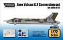 ウルフパック1/72 アブロ バルカン K.2 空中給油機 コンバージョン(エアフィックス