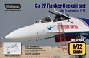 ウルフパック1/72 Su-27 フランカー コクピット(トランペッター)          