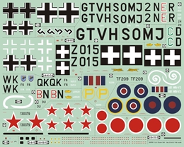 4 + パブリケイションズメッサーシュミット Me210/410 (1/48 デカール付)