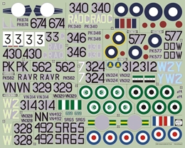 4 + パブリケイションズスピットファィア Mk.22/24(1/48 デカール付)   