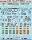 アフターバーナーデカール48-062 米空軍 第64/65アグレッサー飛行隊 レッドフラック