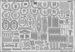 eduard1/350 U.S.S. CA-35 インディアナポリス(アカデミー)      