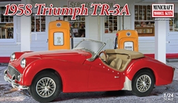 ミニクラフト1/24 トライアンフ TR-3A 1958                      