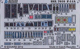 ビーバー1/72 三菱 F-14A トムキャット カラーエッチング(ハセガワ)       