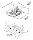CMK1/72 3号突撃砲 B型 運転席内装(トランペッター)                  
