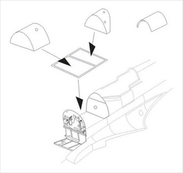 CMK1/72 スピットファィア PR.Mk.19 オイルタンク(エアフィックス)        