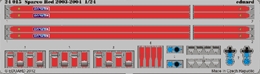 eduard1/24 スパルコ 2003-2004タイプ シートベルト「レッド」      