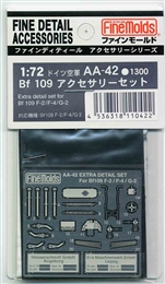 ファインモールドAA42 1/72 Bf109 アクセサリーセット1(エッチング+ステンレス製ヒ