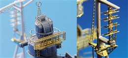 ハセガワQG38 1/350 軽巡 阿賀野型 ディテールアップパーツ ベーシックB    